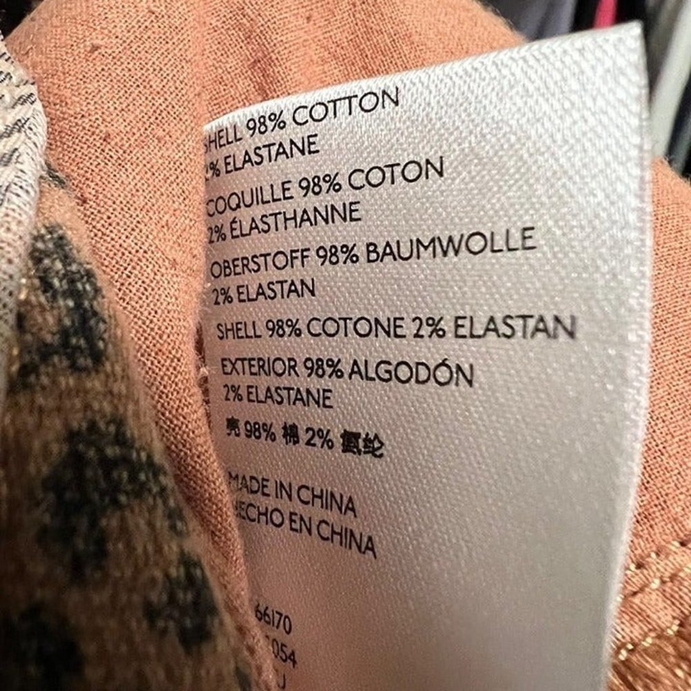 Anthropologie Kalea Leopard Print Corduroy Joggers Size Medium - Picture 11 of 11